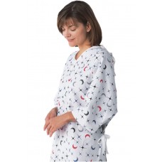 Patient Gowns Deluxe Cut  MDTBG5RTSSPY, TIESIDE, SPECTRUM, 10XL  (Case of 12) MDTBG5RTSSPY