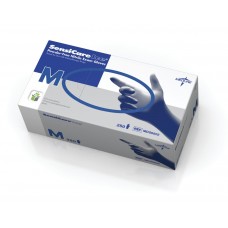 SensiCare Ice Blue Nitrile Exam Gloves Small, Case of 2500
