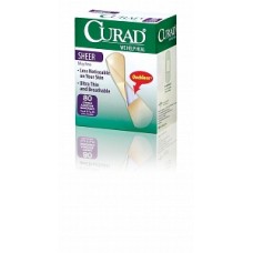 Sheer Adhesive Bandages, Case of 24  CURAD 