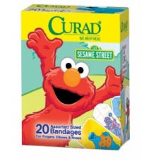 Sesame Street Adhesive Bandages Case of 12  CURAD  