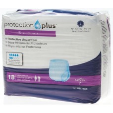 Protection Plus Super Adult Underwear PULLUP, Medium ,4/20'S (Case of 80)