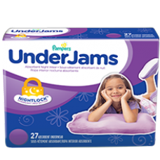 Pampers Under Jams Absorbent Night Wear for Girls