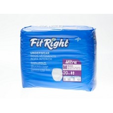 FitRight Ultra Protective Underwear by Medline Xtra Large 56-68" (One case of 80 Underwear)