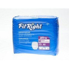 FitRight Ultra Protective Underwear by Medline Medium 28-40" (One case of 80 Underwear)