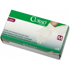 CURAD Nitrile Exam Gloves Blue TXT, PF, LF, Large Case of 1,500 gloves