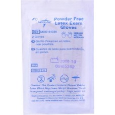 Medline Latex Exam Glove Pairs, Case of 200 Gloves