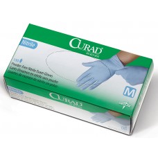 Nitrile Exam Gloves  TXT, PF, LF, MD, Case of 1,000 gloves by Curad