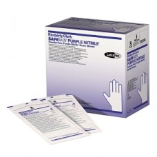 Kimberly-Clark GLOVE,EXAM,NITRILE,POWD FREE,MD,PURPLE, Box of 100 gloves