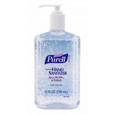 PURELL/GOJO GEL,SANITIZER,HAND,PURELL,8OZ,PUMP