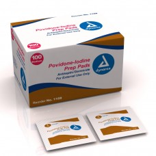 Dynarex Povidone Iodine Prep Pads (Case of 1000)