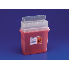 SHARPS CONTAINER, 5 QT, CLEAR, WALL KDL31143897H