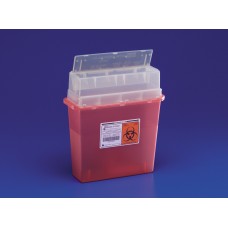 SHARPS CONTAINER, 5 QT, CLEAR, WALL (CASE OF 30 CONTAINERS) KDL31143897