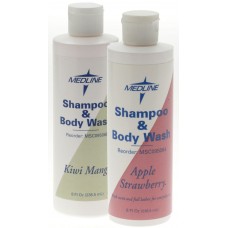 Medline Fragranced Shampoo & Body Wash KIWI MANGO, 8OZ, MEDLINE, Case of 48 