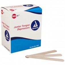 Tongue Depressors by Dynarex Corporation DYA4311, 5.5",NON-STERILE (Case of 5,000)