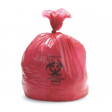 Biohazard Trash Liners NON022270R LINER, RED, DRAWSTRING, 40"X40",2 PLY, 2 MIL (CASE OF 100 LINERS)