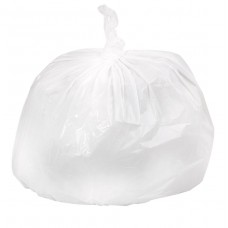Trash Liners-Low Density White Liners 40"X46", 40-45 GAL .75 MIL  (CASE OF 100 LINERS) NONXPW46X