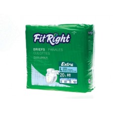 Medline FitRight Extra BRIEF, CLOTHLIKE, FITEXTRA, XLG, 59-66", 80 Diapers per case