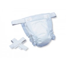 Undergarments Protection Plus Adult by Medline, BUTTON-BELT, ONE-SIZE (One Bag of 30)