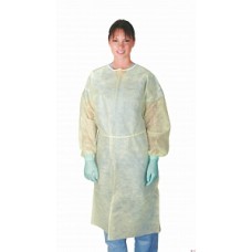 Medline Polypropylene Isolation Gowns, Case of 50 gowns