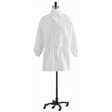 Medline Unisex Knit Cuff Knee Length Lab Coat