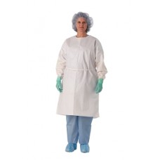 Medline Isolation Gown with Elastic Wrist Bands, Case of 50 gowns 