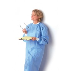Medline, Knit Cuff/Knit Collar Prevention Plus Lab Coats, Case of 30 coats