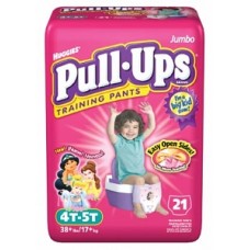 Training pants, Pull Ups by Kimberly-Clark,  PULL-UP, GIRL, 2T-3T, JUMB PK (104 per case)