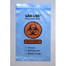 Plastics BAG,SPECIMEN TRNSFR,BIOHZRD,BLUE,6X9,2ML Elkay