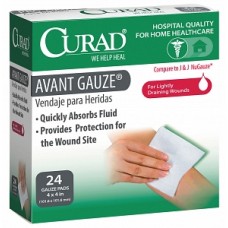 Sterile Avant Gauze Pad, Case of 24 by Curad