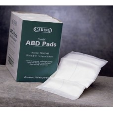 Medline Caring Non-Sterile Abdominal Pads, Case of 576 pads